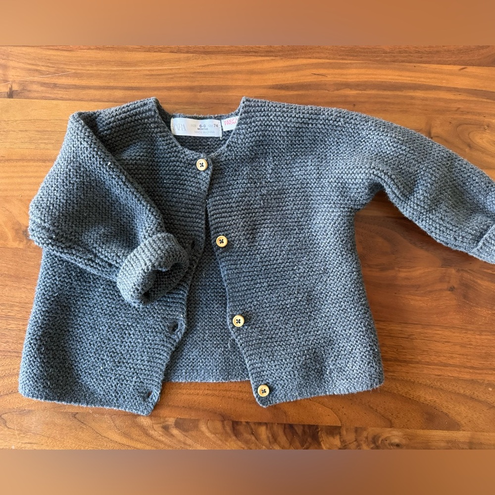 Seedstitch cardigan Zara 6-9m